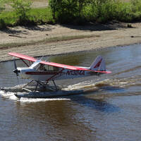 Demonstratie watervliegtuig