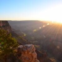Grand Canyon, zonsondergang