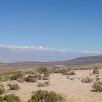 Besneeuwde toppen van de  Siërra Nevada 