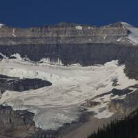 One of the six glaciers