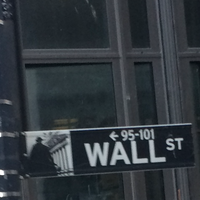 Straatnaam Wall Street, verder niks te zoeken