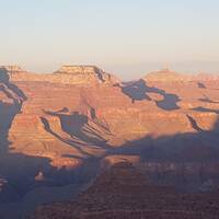 Grand canyon bij zonsondergang 