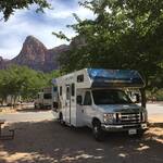 Onze camping in Zion 