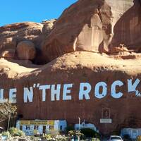 Hole N'The Rock onder Moab
