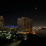 New Orleans by night... uitzicht op Superdome
