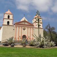 Old mission church Santa Barbara