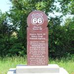 Historic Route 66 Ribbon Road-Sidewalk Highway