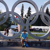 Olympische ringen in Whistler