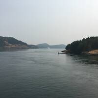 Op de boot van Vancouver Island naar Richmond