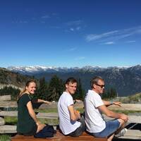 On top of the mountain, Whistler