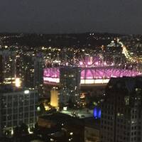 Olympisch stadion vanuit de Vancouver Lookout