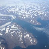 Vliegen over Groenland