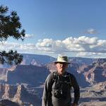 Poseren aan de rand Grand Canyon