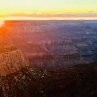 De laatste zon in de Grand Canyon - Hoki Point 