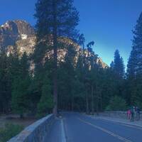 Yosemite in de vroege ochtend