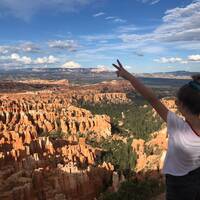 On top of the world at Bryce Canyon
