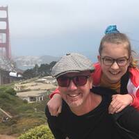 Luna en Gert-Jan Golden Gate Bridge
