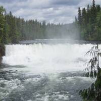 Dawson falls Wells Gray Provincial park