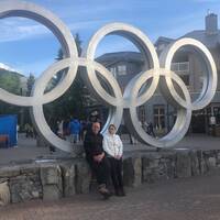 Olympische ringen in Whistler