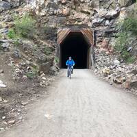 Herstelde tunnel The Kettle Vally rail
