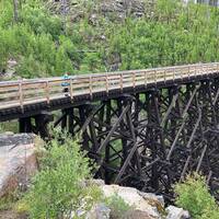Herstelde brug The Kettle Vally Rail