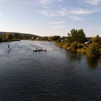 Floating river in Bend