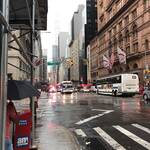 New York met regen