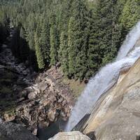 On top off the Vernal Fall
