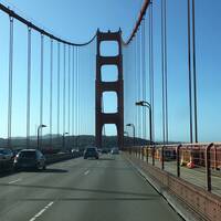 Over de Golden Gate Bridge met de camper